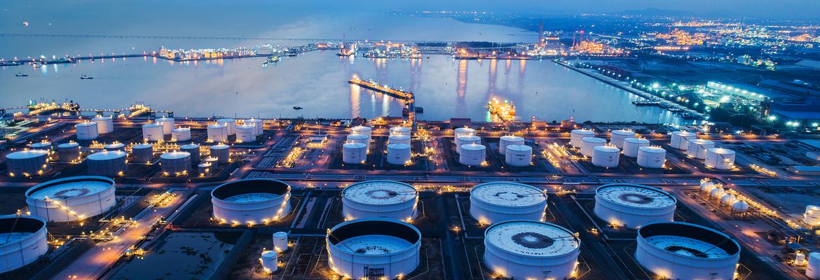 Bigstock Aerial View Or Top View Night 291768265